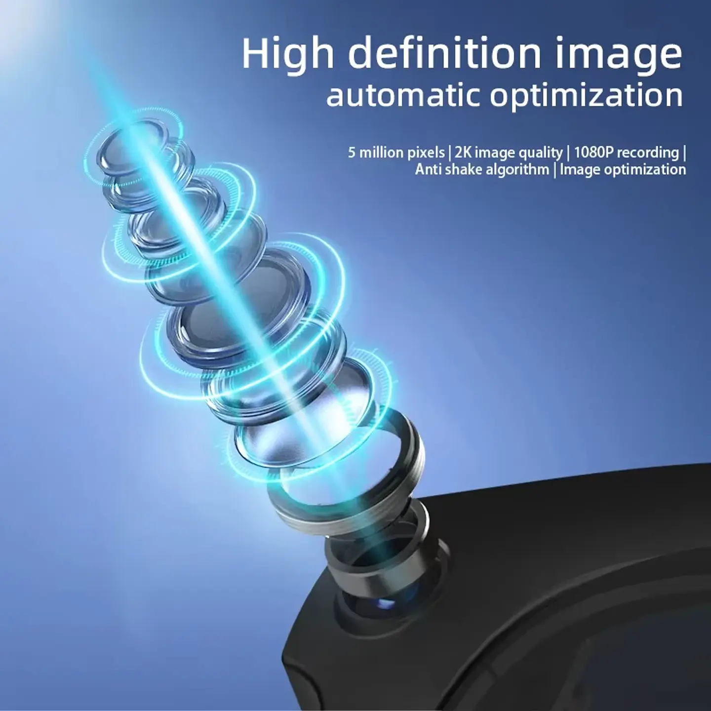 Lentes Inteligentes con IA, Cámara HD, Traducción y Bluetooth 3