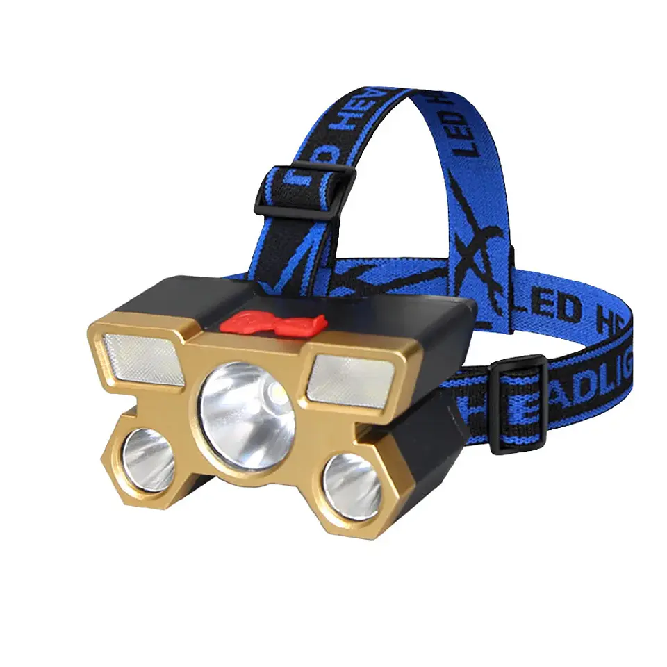 Linterna Frontal LED Recargable USB con Sensor para Camping y Outdoor 11
