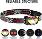 Linterna Frontal LED Recargable USB con Sensor para Camping y Outdoor - Miniatura 12