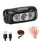 Linterna Frontal LED COB Recargable con Sensor y Luz Amplia - Miniatura 12