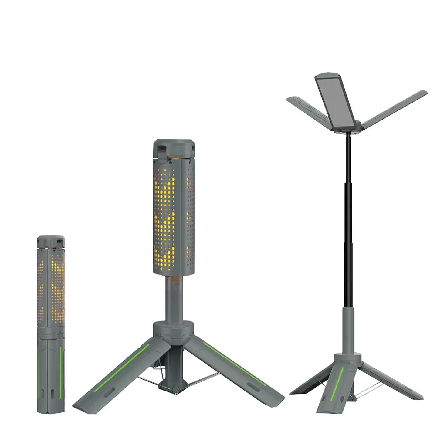 Lámpara Telescópica LED para Camping Recargable 8000 mAh – 8 Modos 8