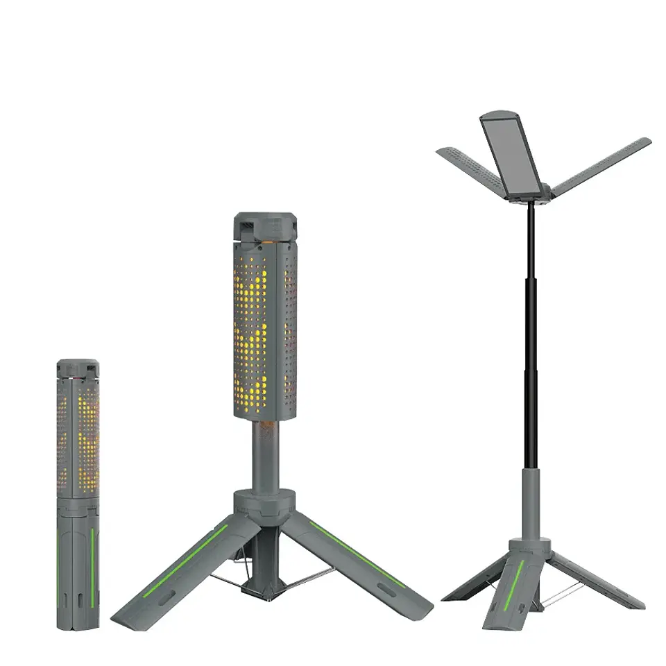 Lámpara Telescópica LED para Camping Recargable 8000 mAh – 8 Modos 8
