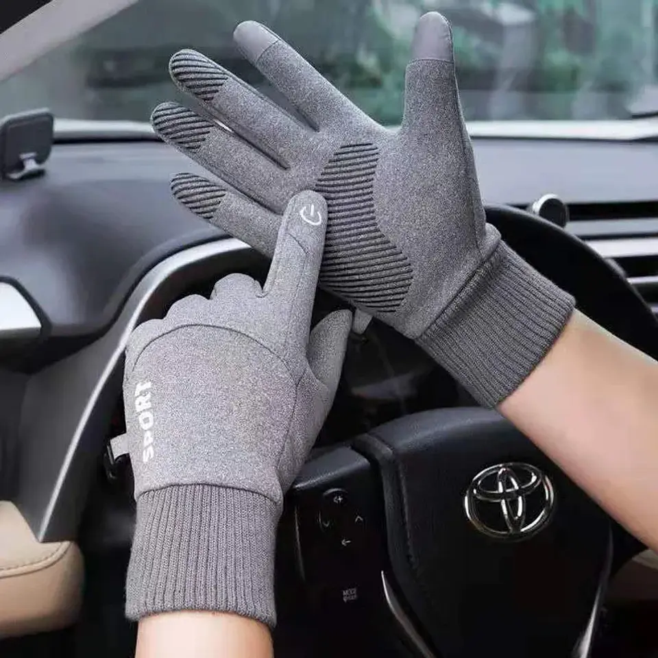 Guantes térmicos táctiles para ciclismo y actividades al aire libre 9