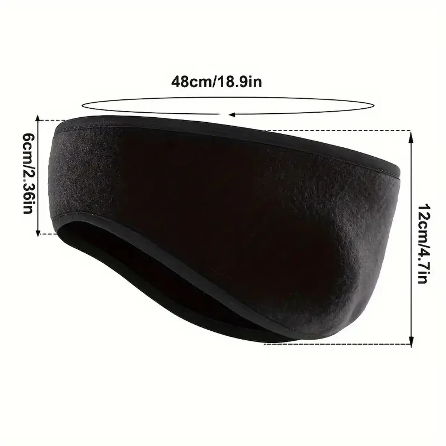 Banda térmica de polar cubreorejas para running, ciclismo y outdoor 4