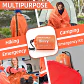 Saco térmico de emergencia compacto para camping y senderismo - Miniatura 6