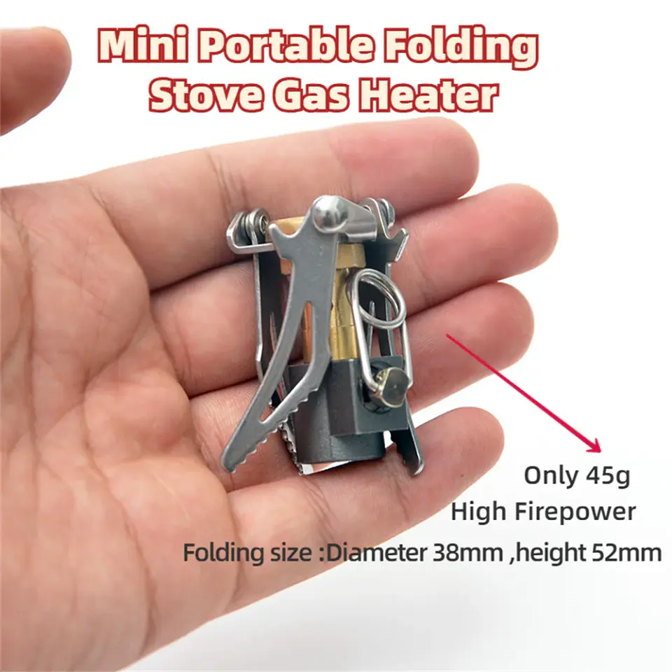 Cocinilla portátil a gas plegable para camping 1