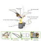 Cocinilla portátil a gas plegable para camping - Miniatura 3