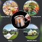 Taza de acero inoxidable con asa plegable para camping - Miniatura 6