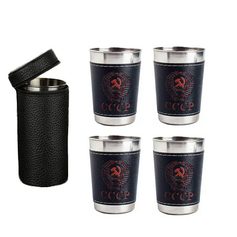 Vasos de acero inoxidable de 170 ml para camping y viajes