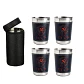Vasos de acero inoxidable de 170 ml para camping y viajes - Miniatura 1