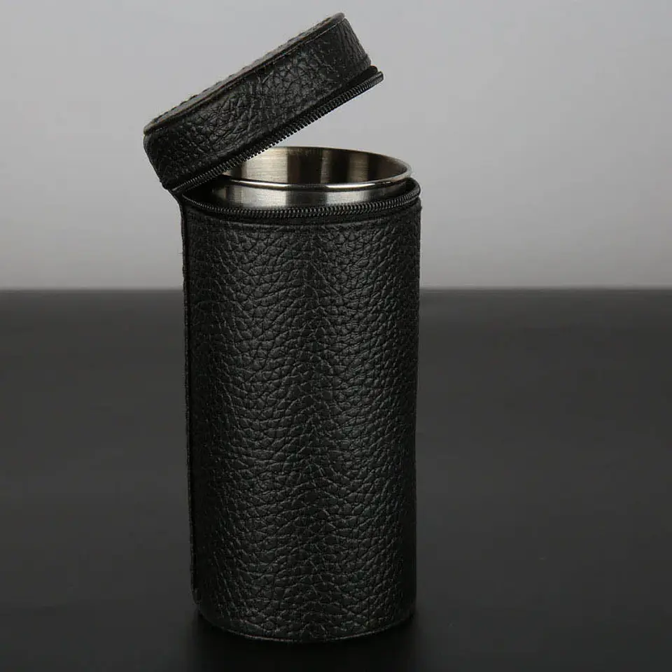 Vasos de acero inoxidable de 170 ml para camping y viajes 6