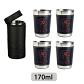Vasos de acero inoxidable de 170 ml para camping y viajes - Miniatura 8