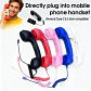 Auricular telefónico retro con cable para celular — USB-C o 3,5 mm - Miniatura 1