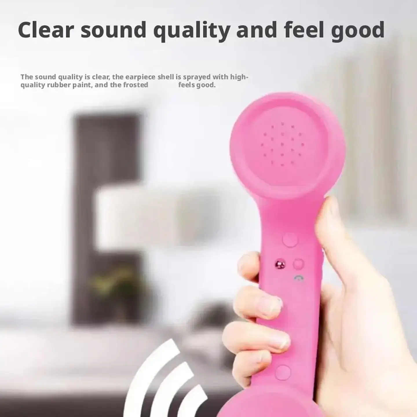 Auricular telefónico retro con cable para celular — USB-C o 3,5 mm 5