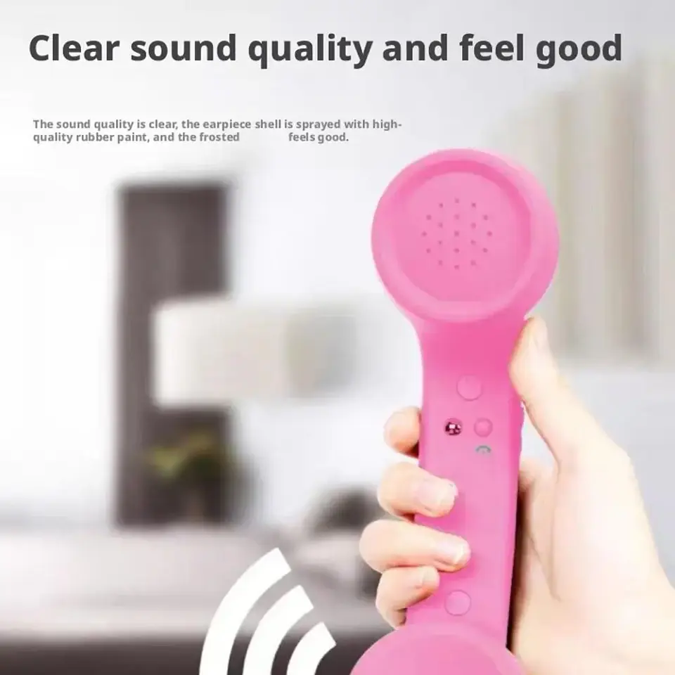 Auricular telefónico retro con cable para celular — USB-C o 3,5 mm 5