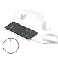 Auricular telefónico retro con cable para celular — USB-C o 3,5 mm - Miniatura 15