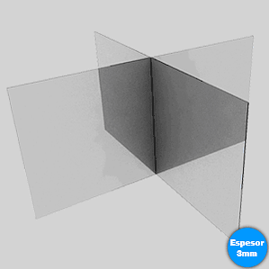 SEPARADOR ACRILICO X 3MM