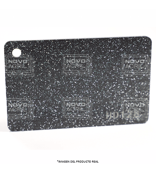 ACRILICOS GLITTER BLACK