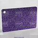 ACRILICO GLITTER PURPLE SILVER