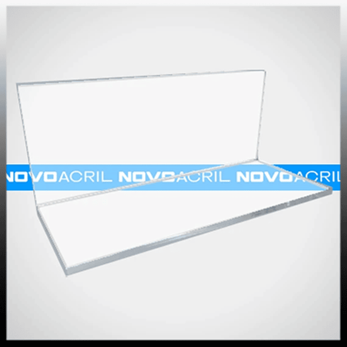 ESCUADRA ACRILICA 90º TRANSPARENTE  1