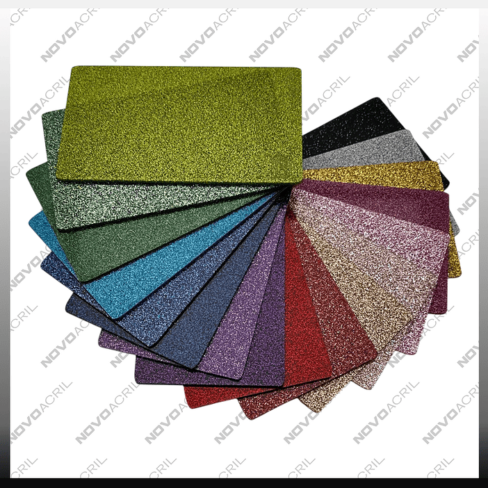 PACK 15 UNIDADES ACRILICO GLITTER SOLIDO 300x400mm 1