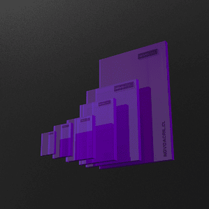 ACRILICO DESIGN CLEAR PURPLE 3MM