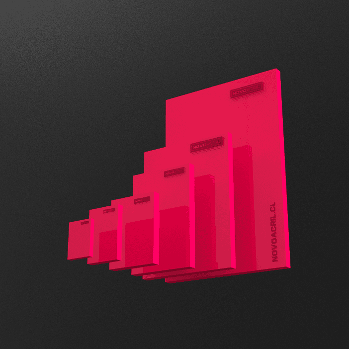 ACRILICO DESIGN FUCHSIA NOVO 3MM 1