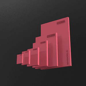 ACRILICO DESIGN ROSE NOVO 2MM