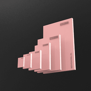 ACRILICO DESIGN LIGHT ROSE NOVO 3MM