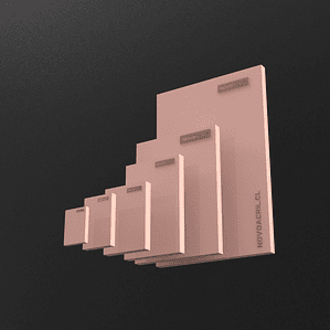 ACRILICO DESIGN VERY LIGHT ROSE NOVO 2MM