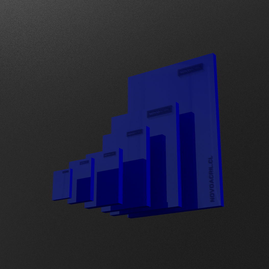 ACRILICO DESIGN ELECTRIC BLUE NOVO 3MM 1