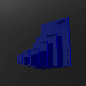 ACRILICO DESIGN ELECTRIC BLUE NOVO 3MM