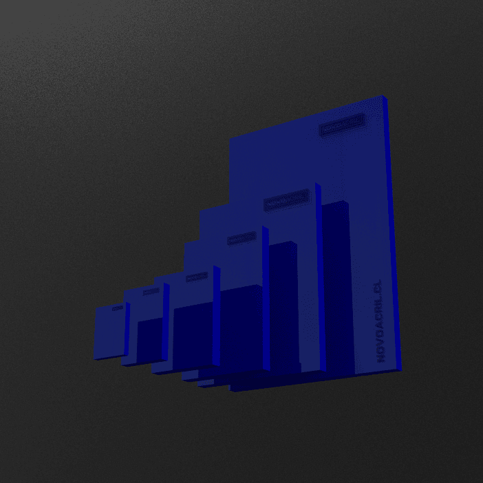 ACRILICO DESIGN ELECTRIC BLUE NOVO 3MM 1