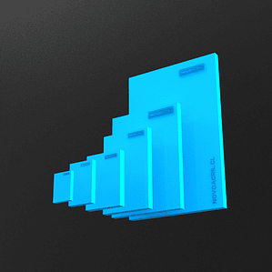 ACRILICO DESIGN BABY BLUE NOVO 2MM