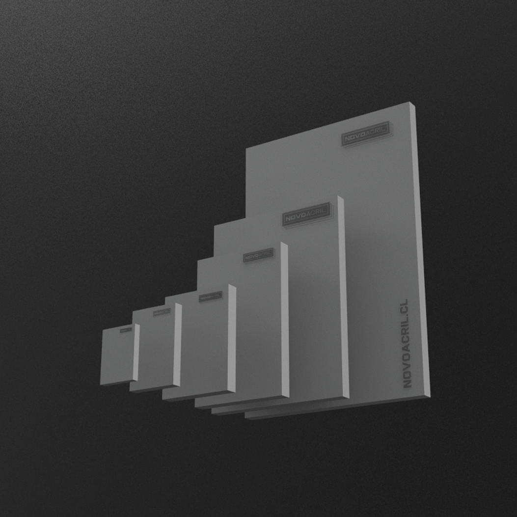 ACRILICO DESIGN GRAY FROSTED SATIN BICOLOR M/B NOVO 3MM 1