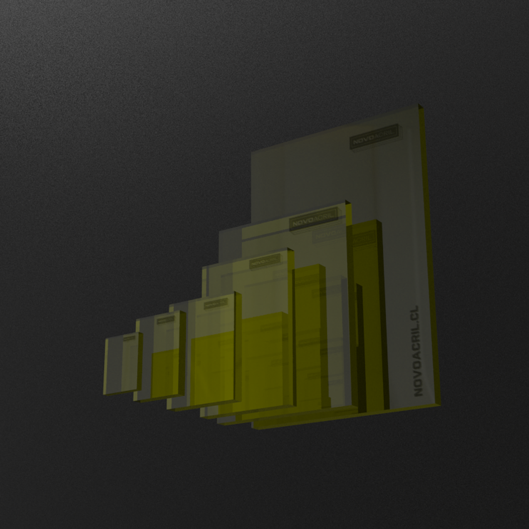 ACRILICO DESIGN CLEAR YELLOW NOVO 3MM 1