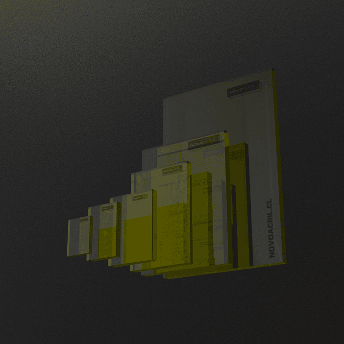 ACRILICO DESIGN CLEAR YELLOW NOVO 3MM 1