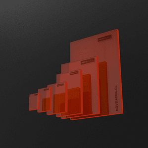 ACRILICO FLUORECENTE AMBAR CLEAR 3MM