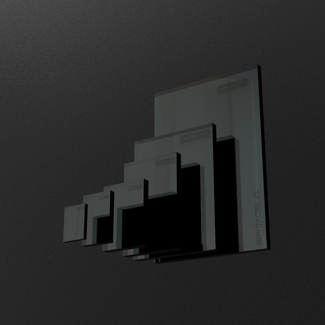 ACRILICO ESPEJO STEEL GRAY NOVO 2MM 1