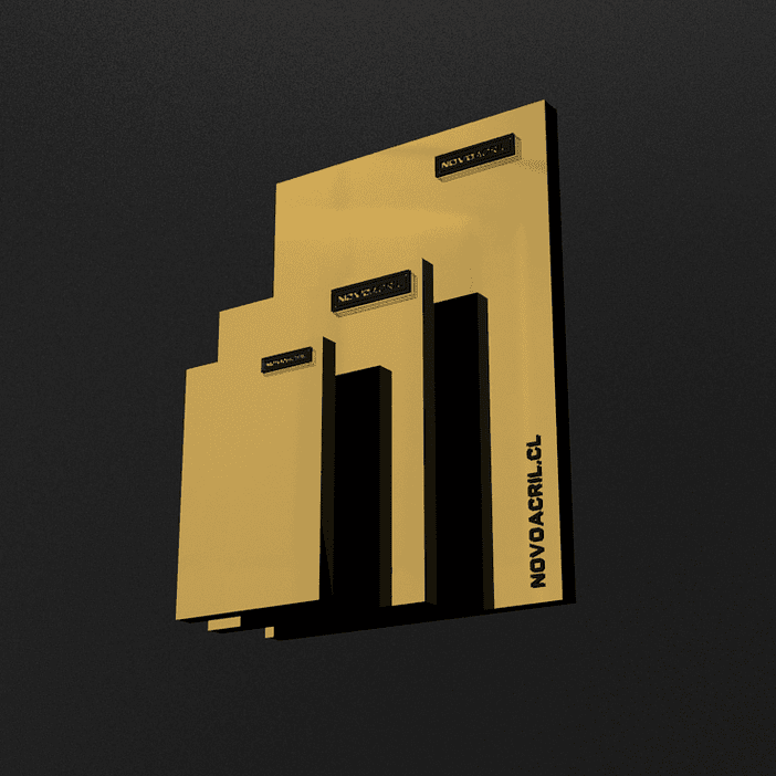 LAMICOID GOLD BRUSH SOBRE NEGRO LASER 1