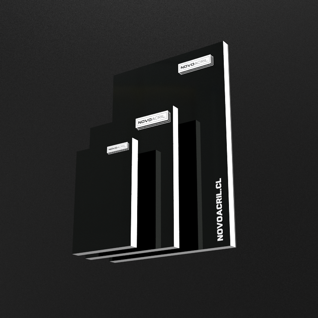 LAMICOID NEGRO SOBRE BLANCO SEMIBRILLO LASER 1