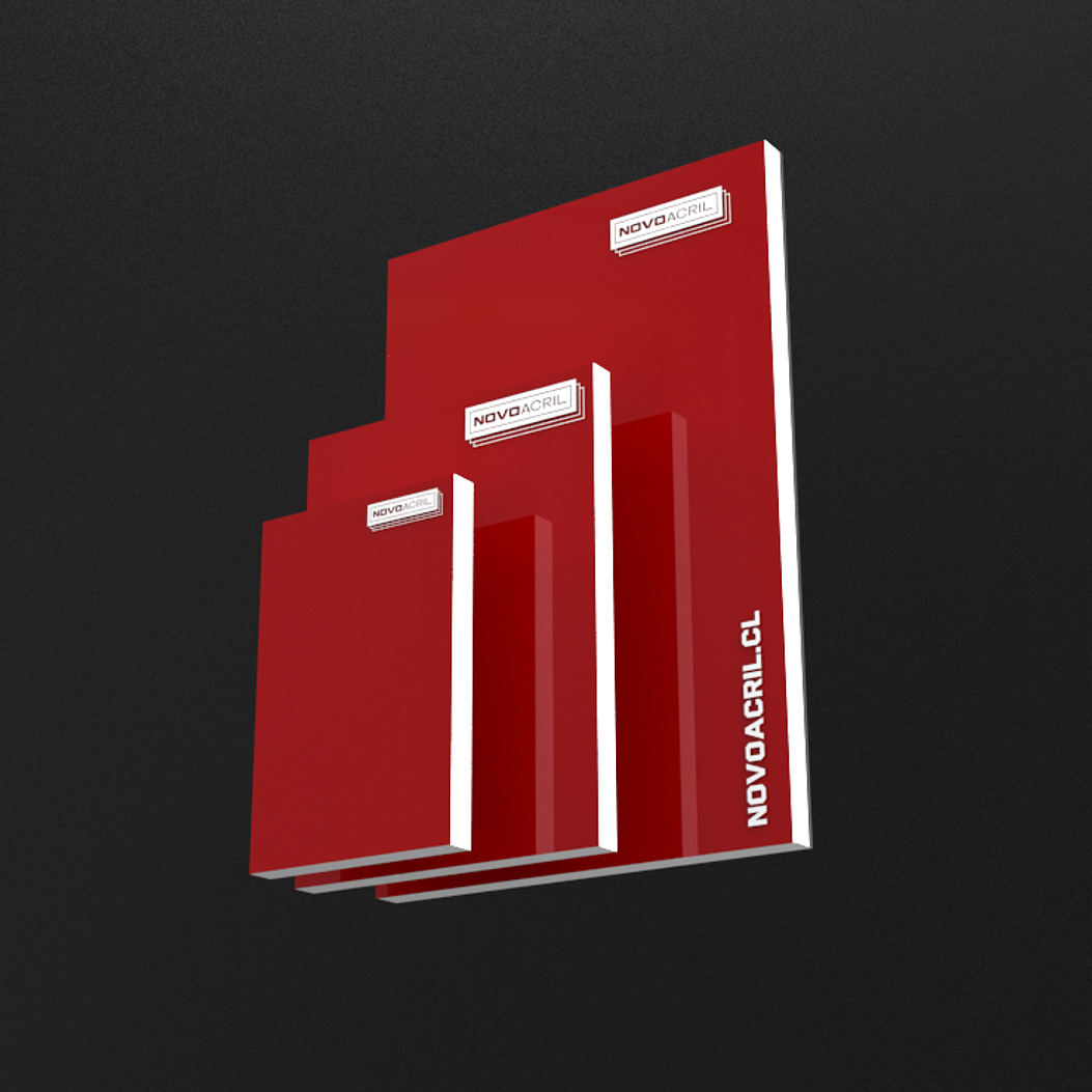 LAMICOID ROJO SOBRE BLANCO LASER 1