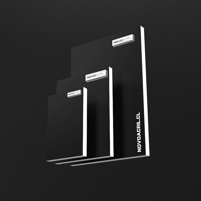 LAMICOID NEGRO OPACO SOBRE BLANCO ROUTER 1