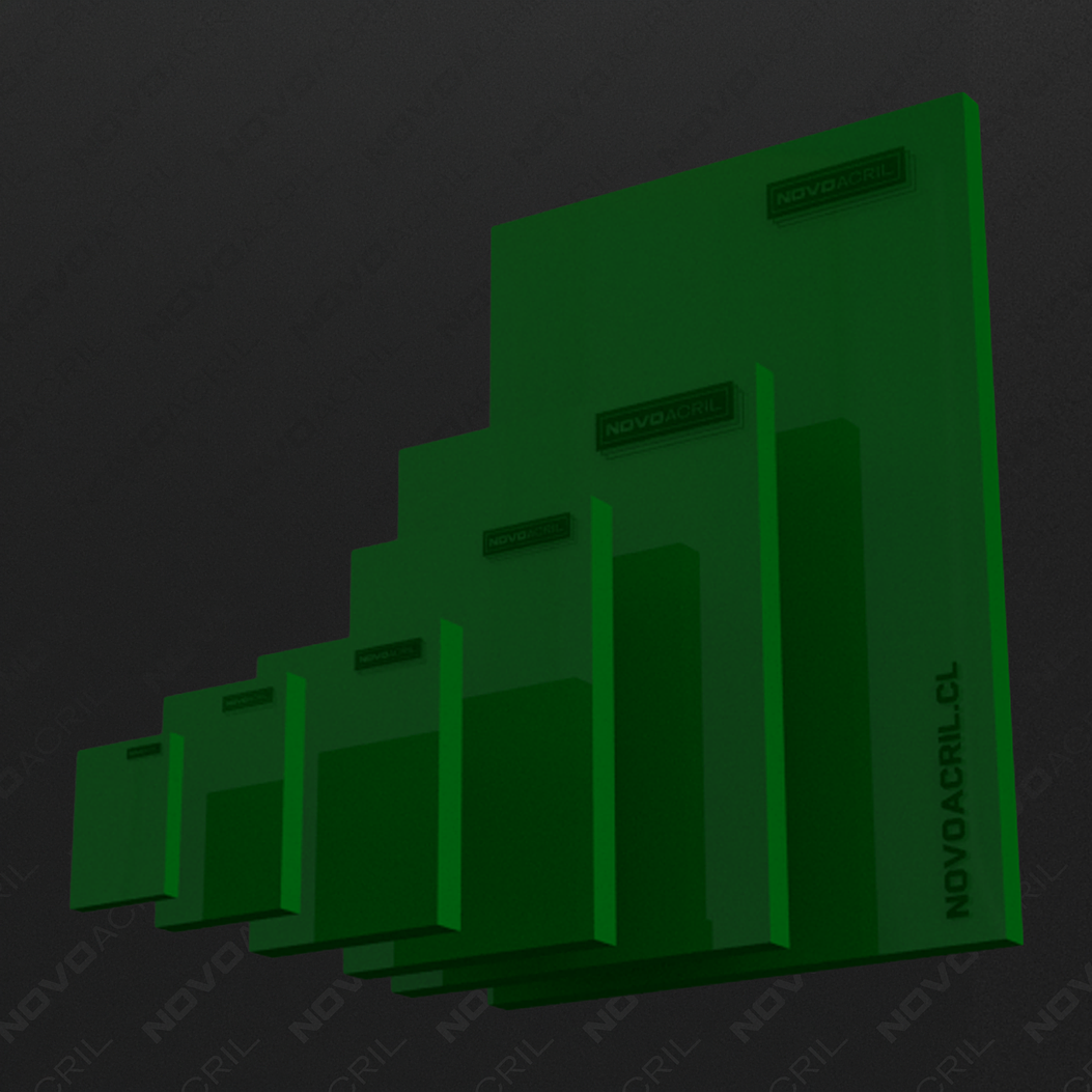 ACRILICO TRADICIONAL VERDE NOVO 3MM 1