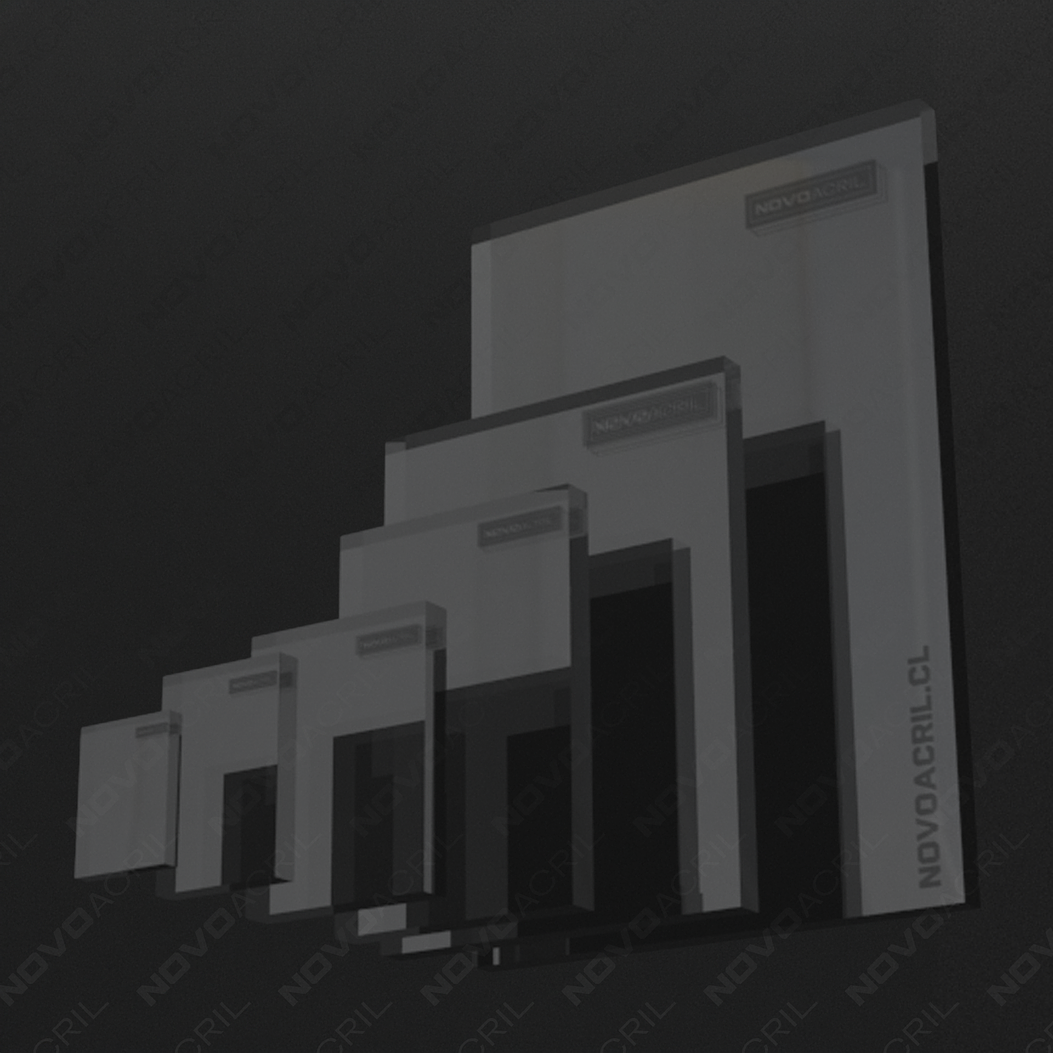 ACRILICO ESPEJO SILVER 15% CLEAR NOVO 2MM  1