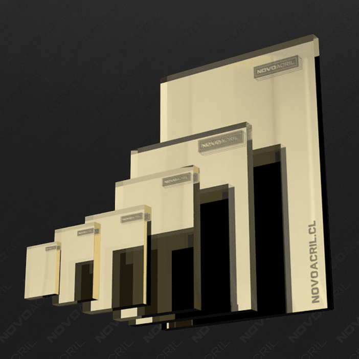 ACRILICO ESPEJO LIGHT GOLD NOVO 3MM 1