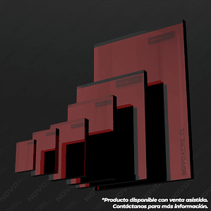 ACRILICO ESPEJO RED NOVO 1MM 