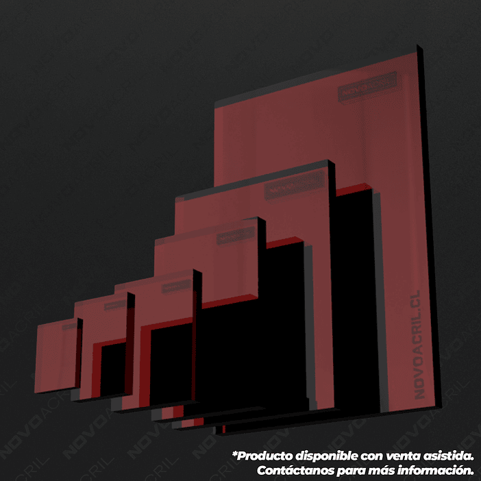 ACRILICO ESPEJO RED NOVO 1MM  1