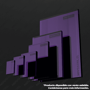 ACRILICO ESPEJO PURPLE NOVO 1MM