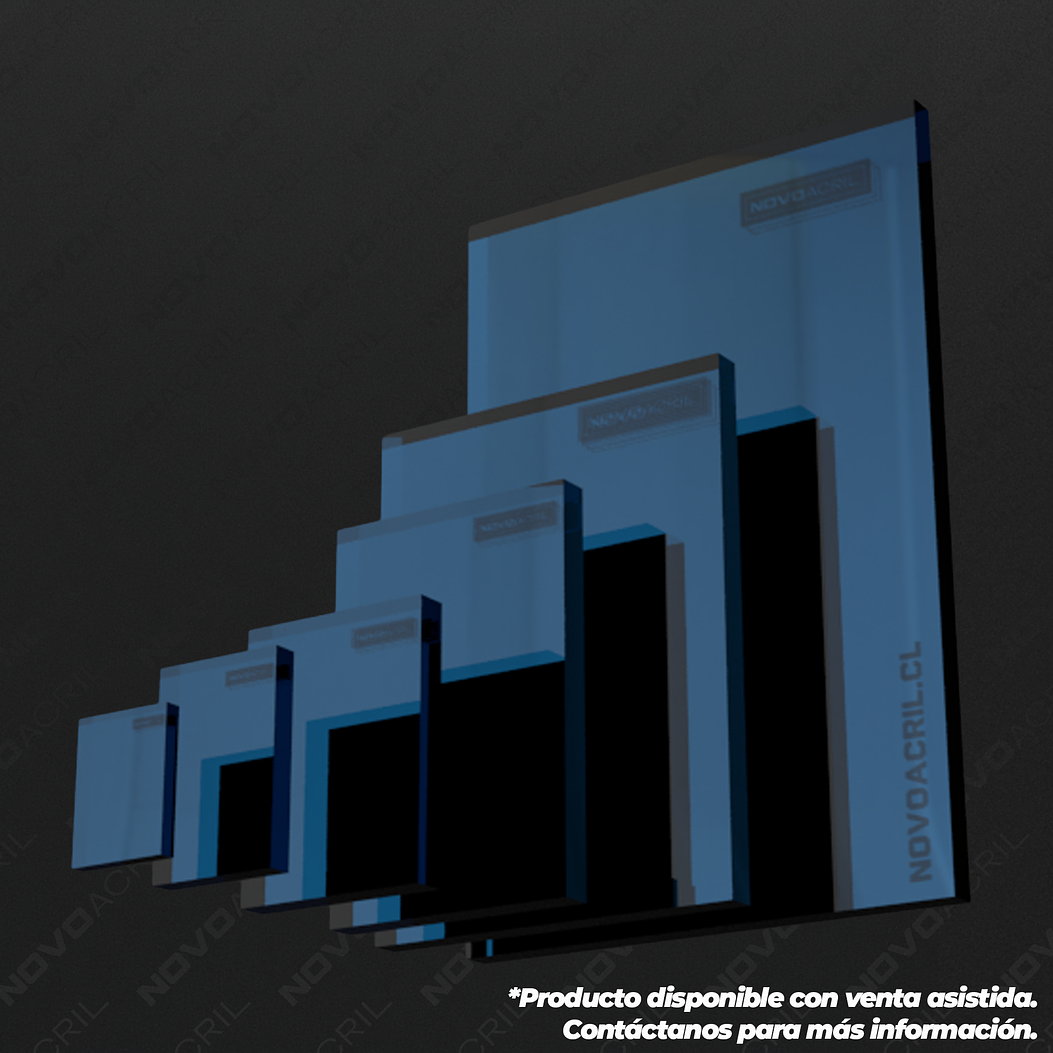 ACRILICO ESPEJO DEEP BLUE NOVO 1MM 1